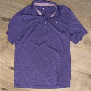 Heathered Purple Golf Shirt